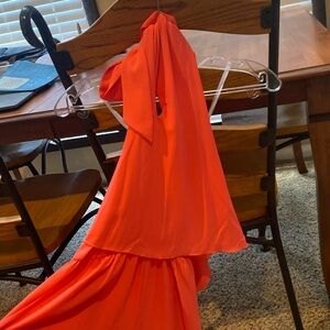 High Neck Pink Romper